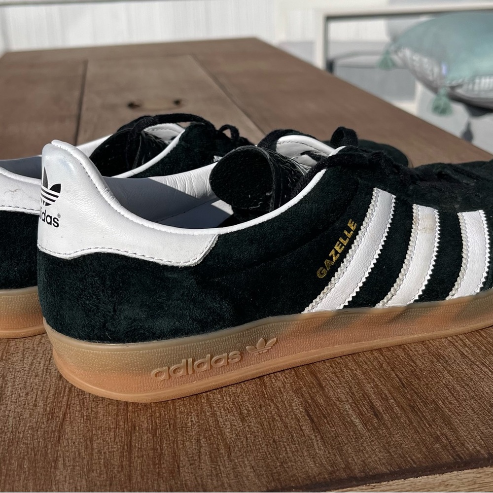 Adidas Gazelle Black and White Sneakers